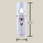Mini hordozható NANO spray, hidratáló arcpermet, USB 