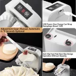 Elektromos ravioli, derelye, Dumpling készítő, töltő gép, usb-s 