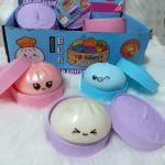 Illatos Squishy Dumpling stresszoldó játék egyszínű nagy