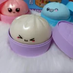 Illatos Squishy Dumpling stresszoldó játék egyszínű nagy