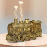 Vonat alakú aromadiffúzor, vintage gőzmozdony párásító hangulat fényekkel, távirányítóval