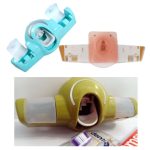 Fali fogkrém adagoló fogkefe tartóval, 4db fogkefének