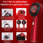 Elektromos vezeték nélküli fejbőr masszázskefe, hajápoló