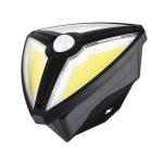 Napelemes kültéri mozgásérzékelő lámpa -háromszög (147 COB)