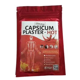   Capsicum melegítő tapasz – Izom- és ízületi komfort tapasz - 8db