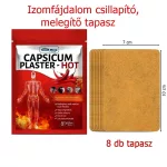 Capsicum melegítő tapasz – Izom- és ízületi komfort tapasz - 8db