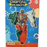 5 in 1 Transformer, számokból átalakuló Digital Robot építő játék  5 db