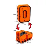 5 in 1 Transformer, számokból átalakuló Digital Robot építő játék  5 db