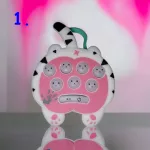 Mini Fast Push, popit kulcstartó, interaktív játék 