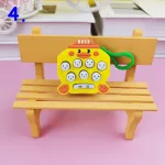 Mini Fast Push, popit kulcstartó, interaktív játék 