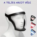 Teljes arcvédő maszk, páramentes védőpajzs, univerzális védőmaszk
