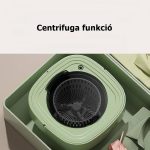 Hordozható és összecsukható mini mosógép centrifuga