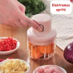 Elektromos fokhagyma, zöldség, gyümölcs aprító