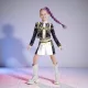 K-Pop Rumi színpadi fellépő jelmez hajfonattal 