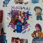K-pop tetoválás, ideiglenes tetoválás, matrica gyerekeknek