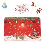 Karácsonyi lábtörlő, fürdőszoba szőnyeg 70x45cm 