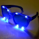 Óriás party napszemüveg LED-es világítással