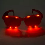 Óriás party napszemüveg LED-es világítással