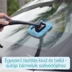 Delux szórófejes szélvédőtisztító összecsukható nyéllel