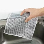 Acélhálós törlőkendő, dróthálós mosogatórongy 5db