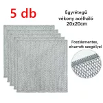 Acélhálós törlőkendő, dróthálós mosogatórongy 5db