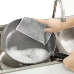 Acélhálós törlőkendő, dróthálós mosogatórongy 5db