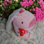 40 cm-es óriás plüss Capybara menyasszony, vőlegény 