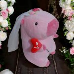 40 cm-es óriás plüss Capybara menyasszony, vőlegény 