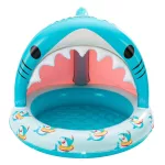 Funsicle smiley shark cápa napfénytetős medence