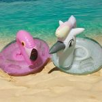 Beülős, nadrásos úszógumi, flamingó , unikornis 