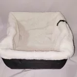 Kutya, cica biztonsági autós ülés, kutyaülés, szőrmés 