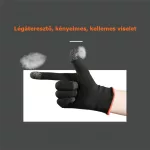 Kapacitív, gamer kesztyű érintőképernyőhöz, telefonhoz, szénszálas 