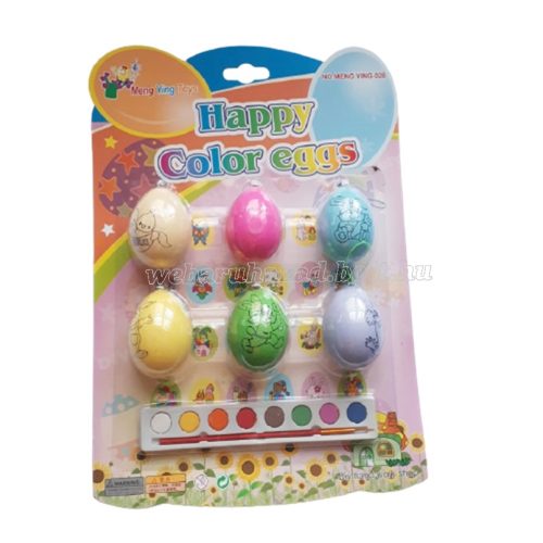 Húsvéti tojásfestő készlet festékkel, gyerekeknek