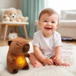 Alvó, lélegző szunyókáló plüss Capybara