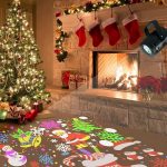 Ünnepi vetítő projektor – 16 mintás LED lézerfény dekoráció ünnepi motívumokkal