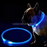 USB töltős ,méretre vágható, világító nyakörv , LED-es 40cm-es