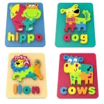 Állatos soft puzzle, vizes habtapi 