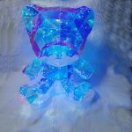 Tükör világító, LED maci, 40cm Újdonság ! 