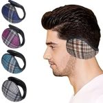 Téli fülvédő klasszikus kockás mintával, több féle színben