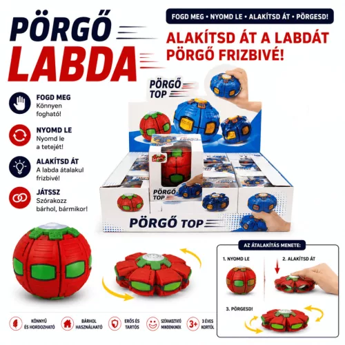 3D fidget spinner stressz labda