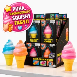 Fagyi formájú stresszoldó squishy fagylalt
