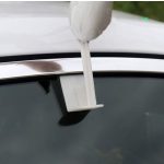 Húsvéti autó dekoráció, nyuszifül és orr 