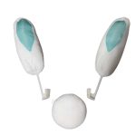 Húsvéti autó dekoráció, nyuszifül és orr 