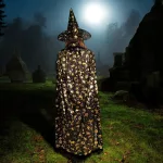 Boszorkány köpeny + kalap, Halloween jelmez