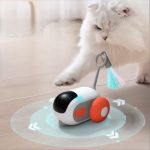 interaktív macskajáték távirányítóval