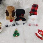 Világító karácsonyi skandináv manók többféle, felakasztható