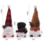 Világító karácsonyi skandináv manók többféle, felakasztható