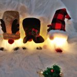 Világító karácsonyi skandináv manók többféle, felakasztható