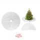 Karácsonyfatalp takaró, karácsonyfa szoknya , hófehér szőrme, műszőrme 150cm