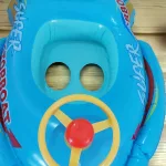 Felfújható, motorcsónak, beülős úszógumi, kormányos